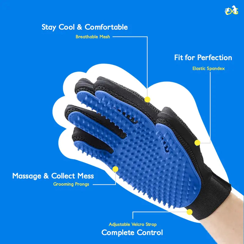 THE Paw Pamper - Pet Grooming Glove