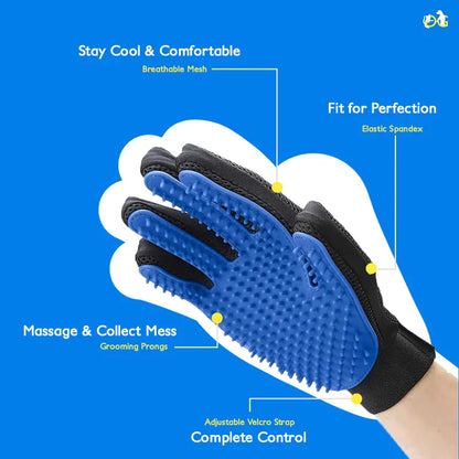THE Paw Pamper - Pet Grooming Glove