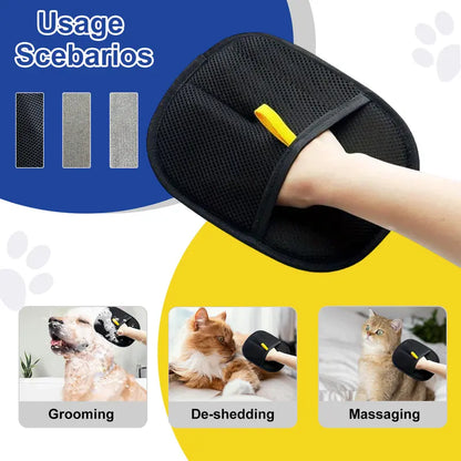 Pet Hair Removal Gloves, Electrostatic Pet Hair Remover, Reusable